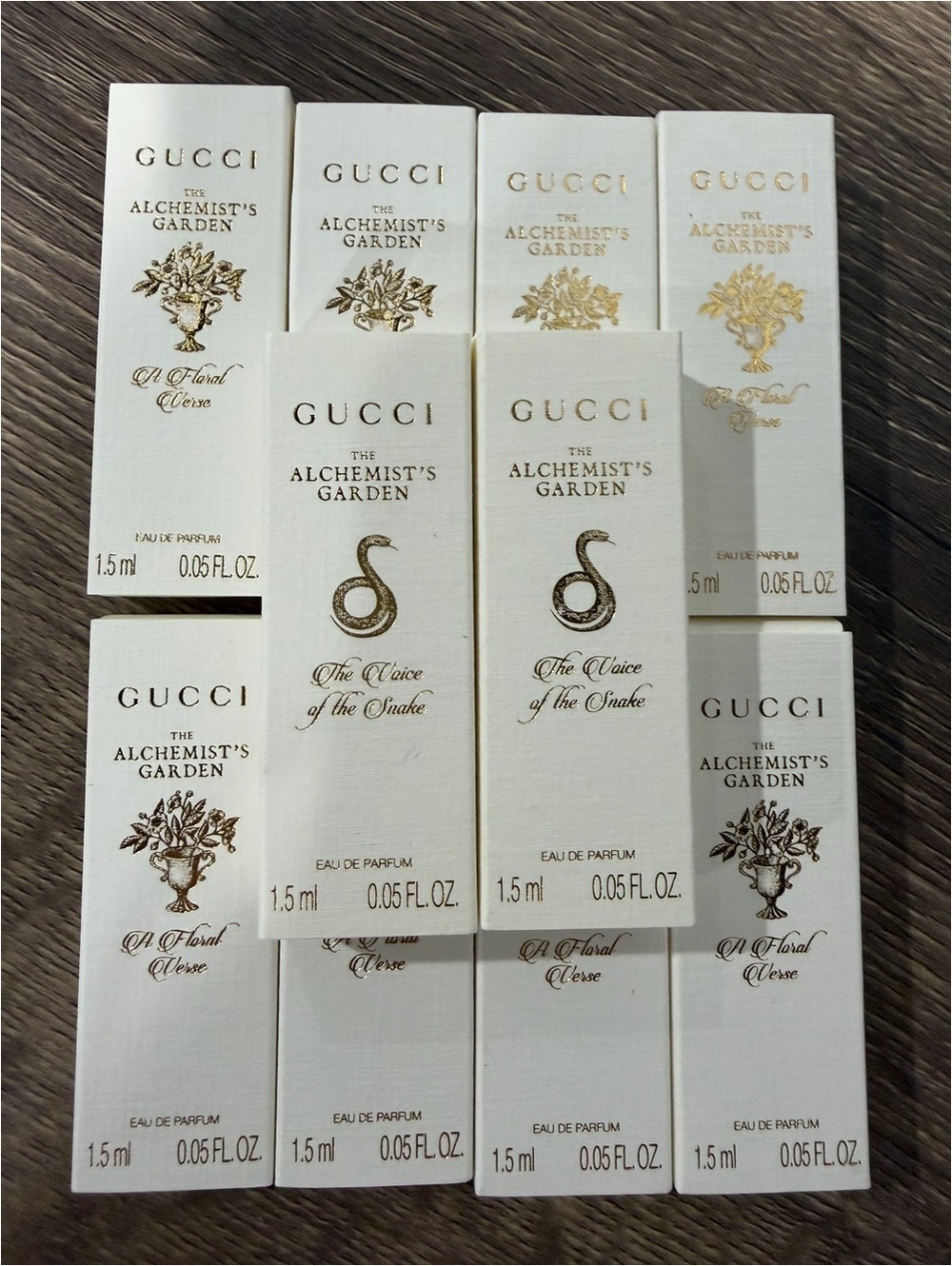 10 Piece GUCCI The Alchemist's Garden EDP Bundle NEW
